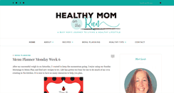 Desktop Screenshot of healthymomontherun.com