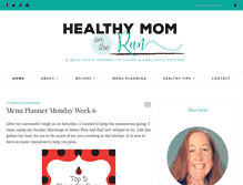 Tablet Screenshot of healthymomontherun.com